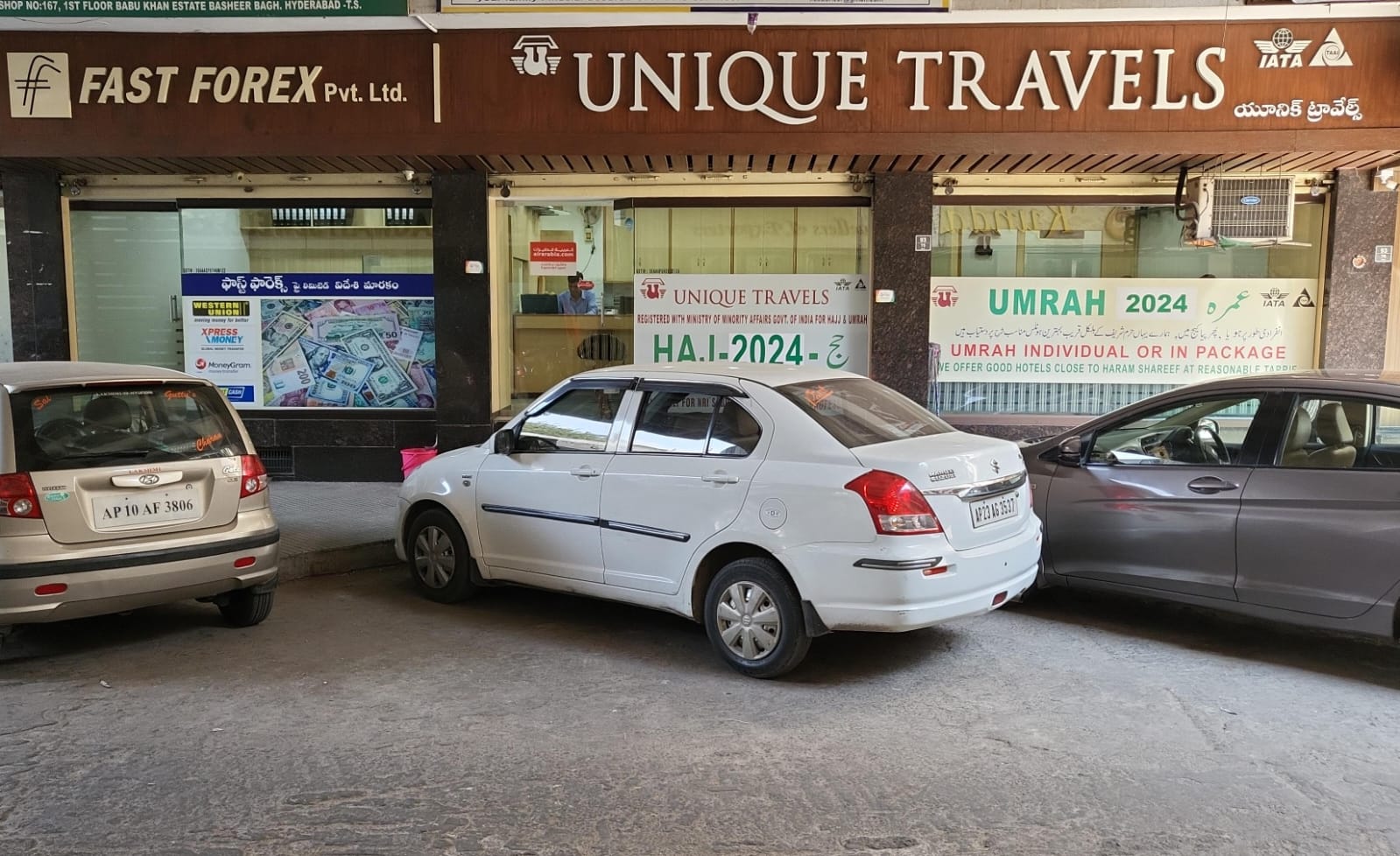 unique travels office at basheerbagh hyderabad